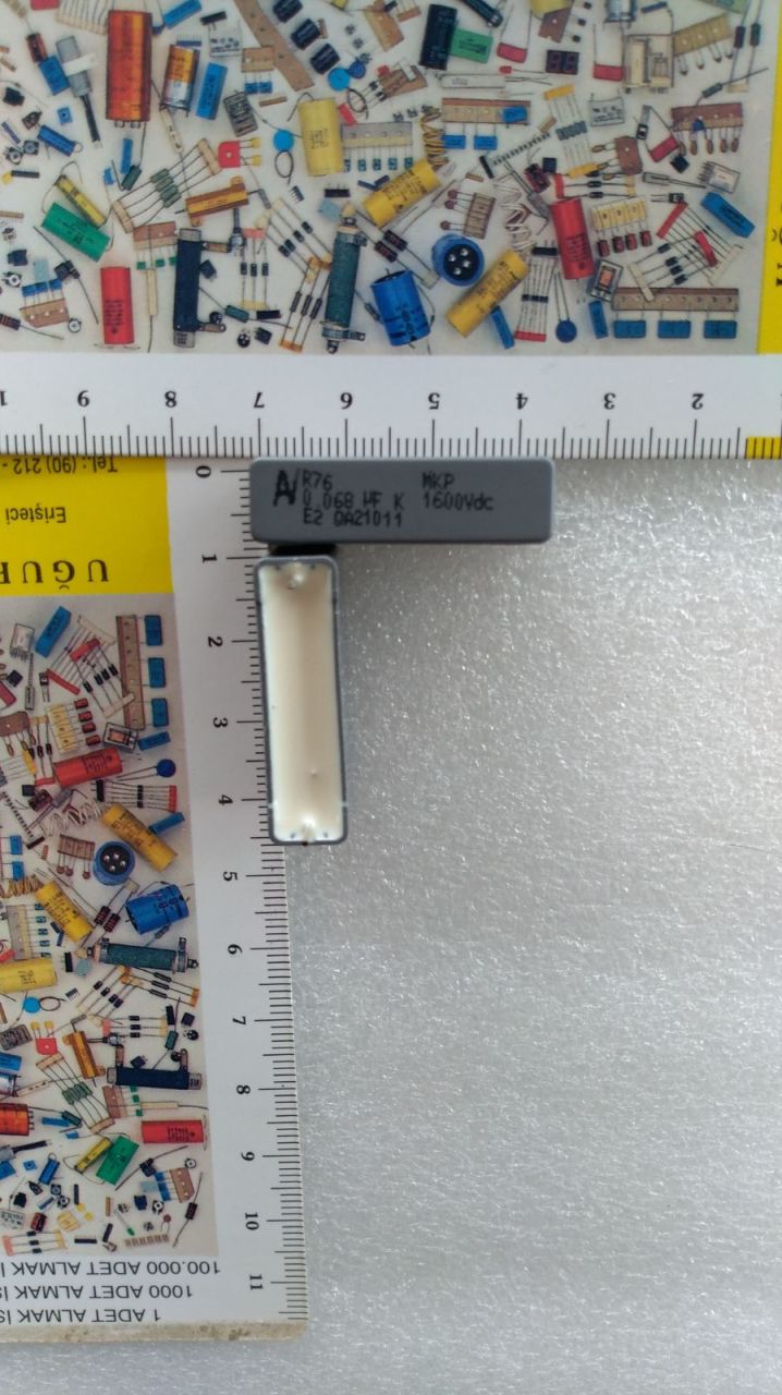 68NF 1600V RM:22.5 KEMET Polyester Kondansatör