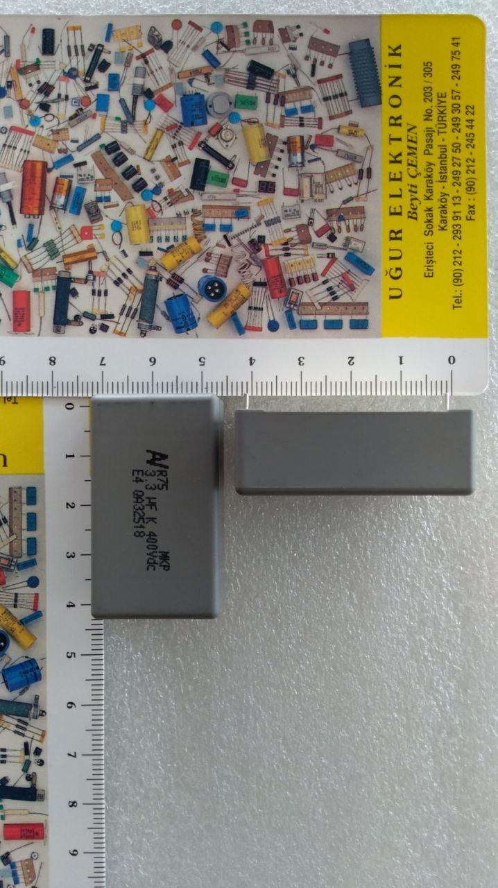 3.3UF 400V Polyester Kondansatör