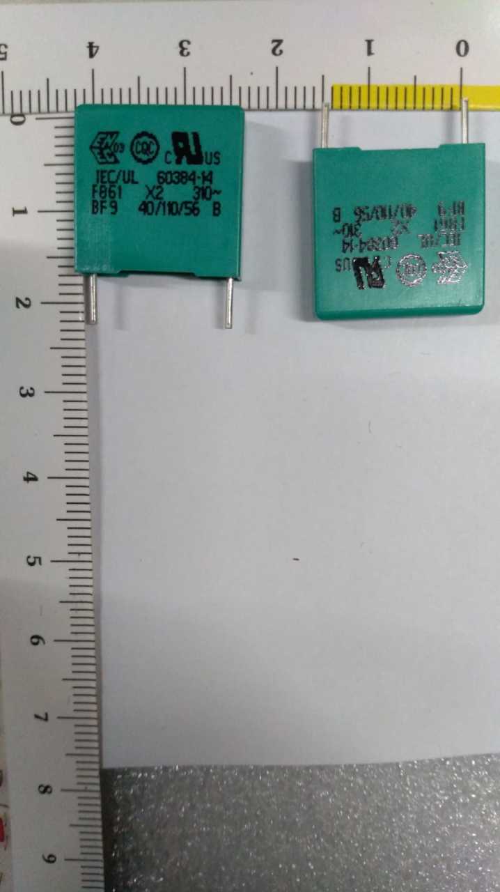 390NF 310V Polyester Kondansatör %20 RM:15 F861BI394M310Z
