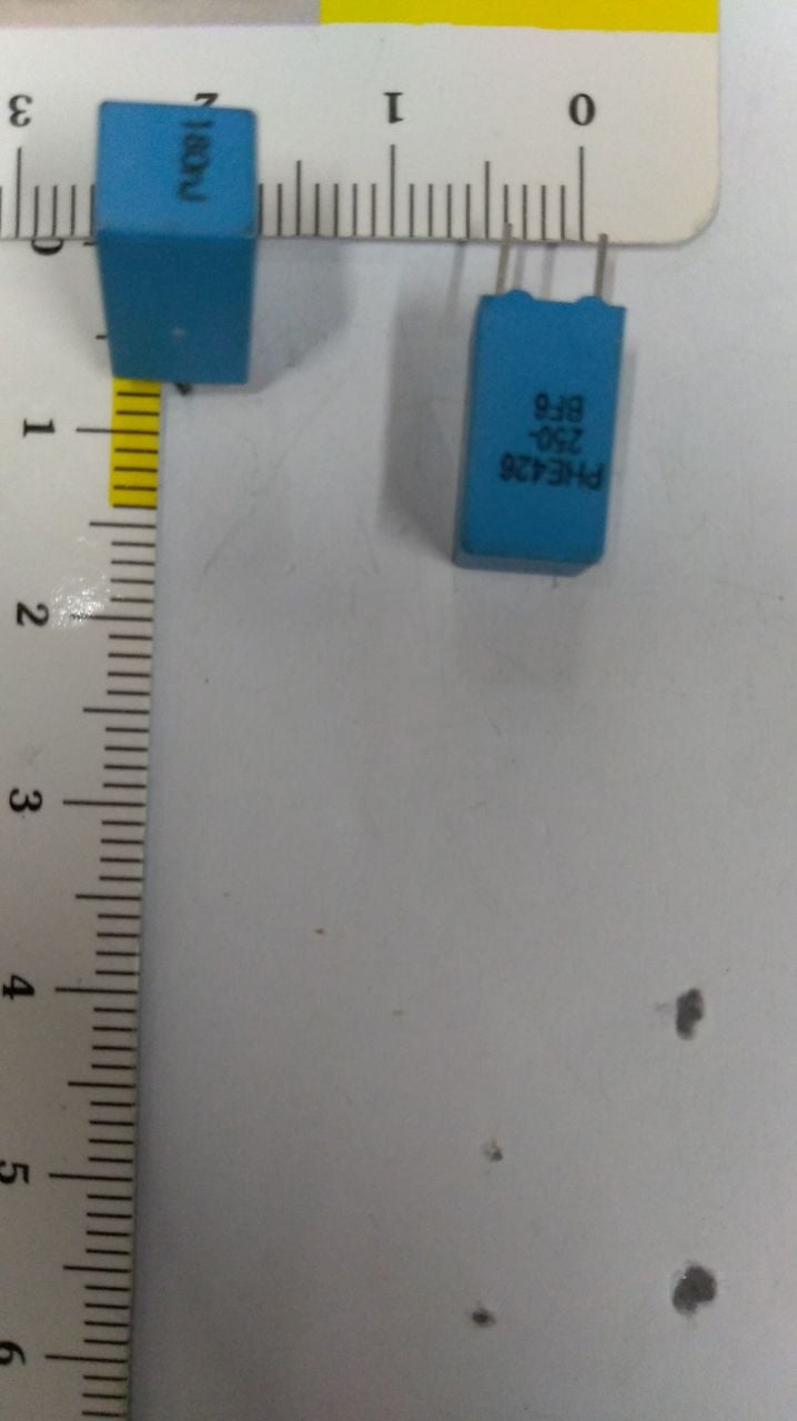 180NF 250V Polyester Kondansatör %5 RM5 (PHE426HJ6180JR05)