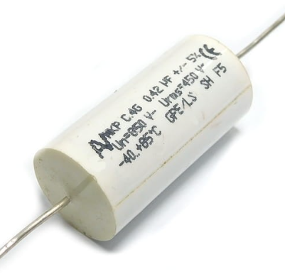 420NF 850V %5 Axial Polyester Kondansatör
