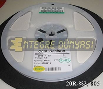 20R 805 Smd Direnç %2 5000 Adet