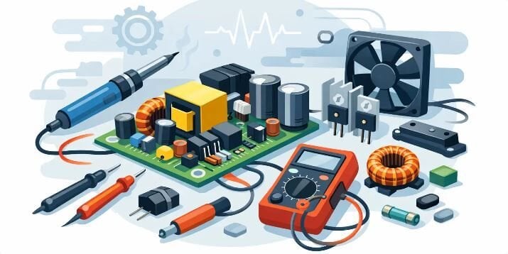 Switch Mode Güç Kaynağı Tamiri Parçaları