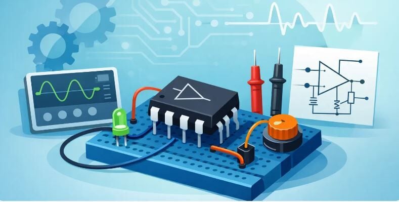 LM358 Opamp Kullanım Devresi Nasıl Kurulur?