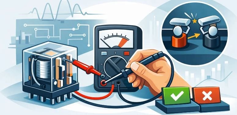 Röle Kontak Testi Nasıl Yapılır, Ne Gösterir?