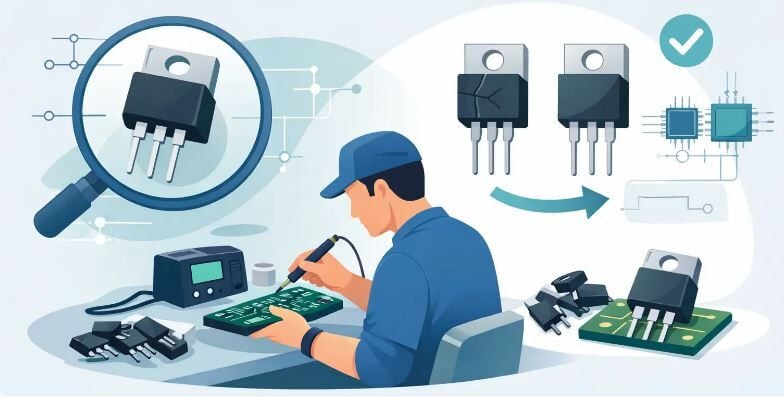 MOSFET Değişim Örneği ve Doğru Parça Seçimi