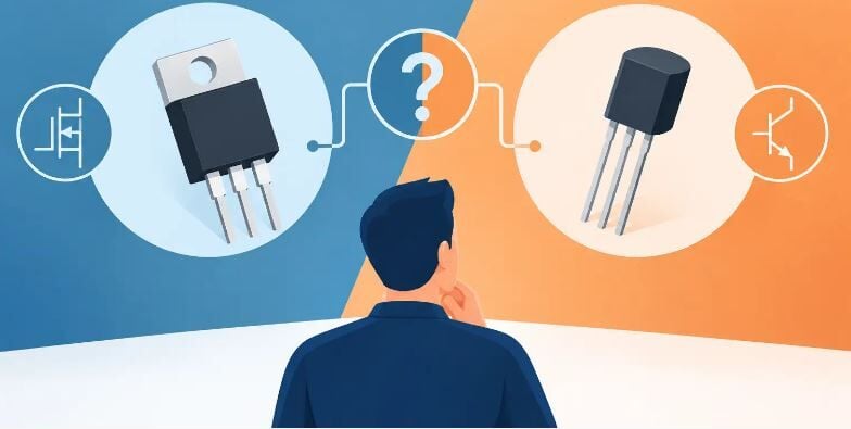MOSFET mi BJT mi? Devreniz İçin Doğru Seçim