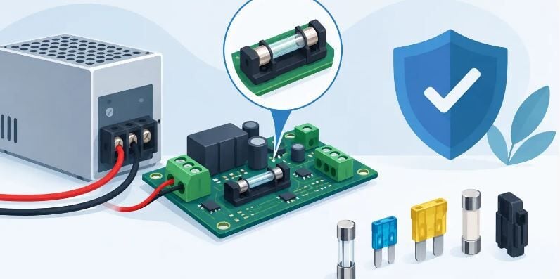 24 VDC Kart İçin Sigorta Seçimi Örneği