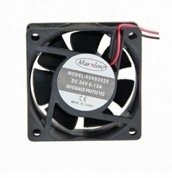 FAN 60X60X25mm  DC:24V 0.13A Marxlow marka