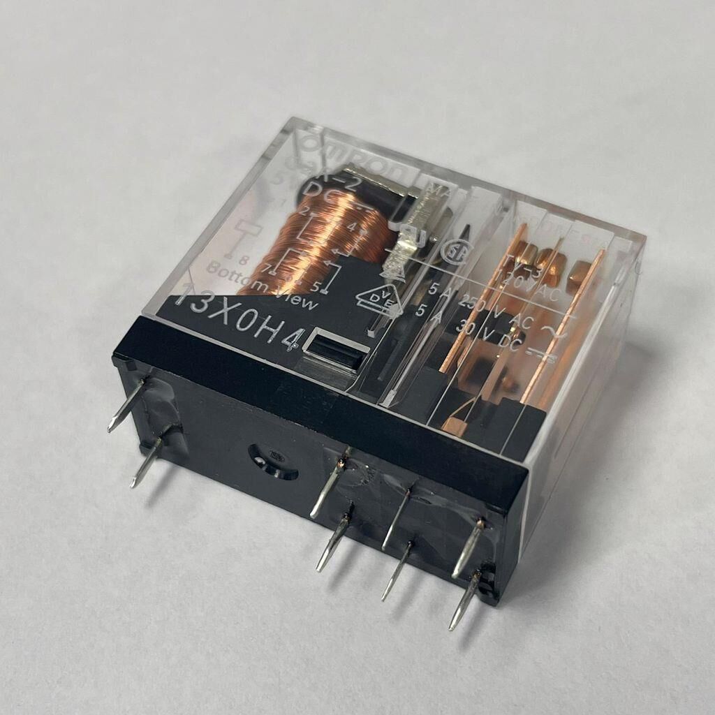 G2R-2-DC5 5V 5A Tek Kontak Omron Röle 8 Pin Orjinal