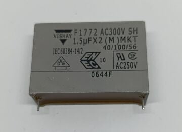 1.5UF 300V-AC MKT RM:37.5mm Polyester Kondansatör