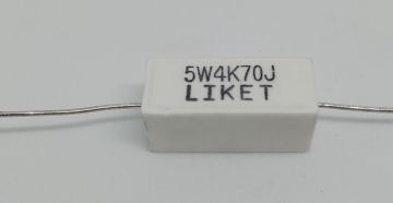 4K7 5W AXİAL  Taş Direnç