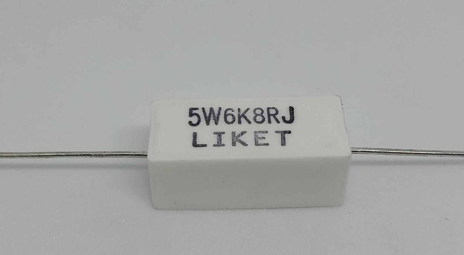6K8 5W Taş Direnç Axial