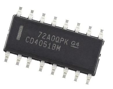 CD4051 SOIC-16 SMD Multiplexer