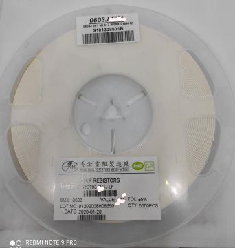 1K5 603 Smd Direnç %5 RCT031K5JLF HKR 5000 ADET