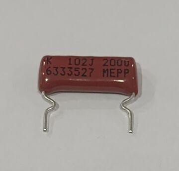 1NF 2000V Damla Tipi Polyester Kondansatör %5 MKP RM:22.5-20mm