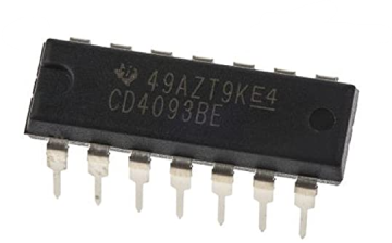CD4093 DIP-14 Invertör ve Kapı Entegresi