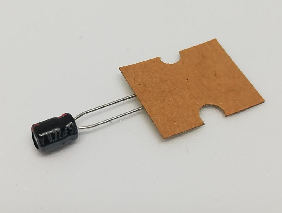 0.22UF 50V Elektrolitik Kondansatör 85C 4X7 RM:5