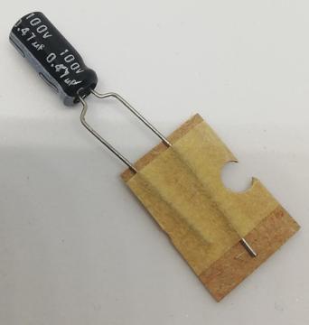 0.47UF 100V 5X11 105' R:5 Elektrolitik Kondansatör