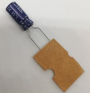1UF 160V Elektrolitik Kondansatör 85C Teapo 5X11 RM:5