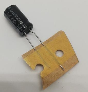 1UF 450V Elektrolitik Kondansatör 105C 8X14 RM:5