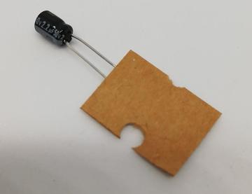 2.2UF 50V Elektrolitik Kondansatör 85C 4X5 RM:2.5