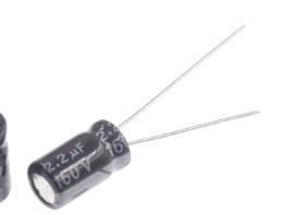 2.2UF 160V Elektrolitik Kondansatör 85C 6.3X11 RM:5