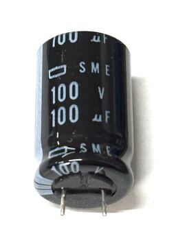100UF 100V 12.5X20 Kısa Ayak Elektrolitik Kondansatör