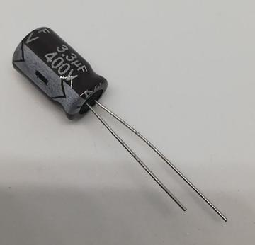3.3UF 400V Elektrolitik Kondansatör 105C 10X17
