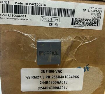 3UF 400V Polyester Kondansatör %5 RM:27.5 (C244R4300AA01J)
