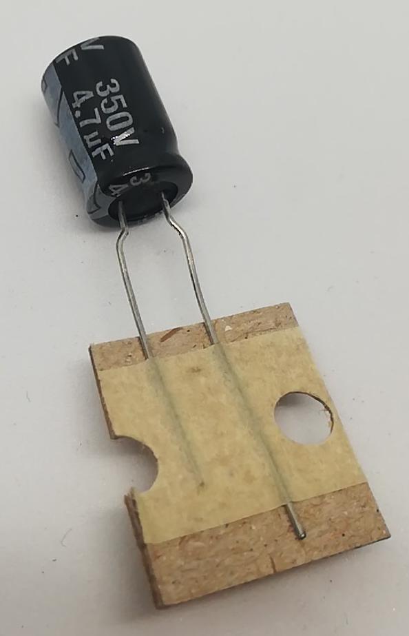 4.7UF 350V Elektrolitik Kondansatör 105C 8X12 RM:5