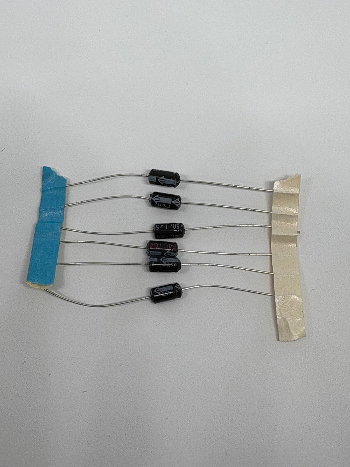 1UF 50V 3.5X7 85C AX. ELEKTROLİTİK KONDANSASÖR