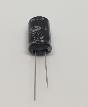 47UF 200V Elektrolitik Kondansatör105C 13X20 RM:5