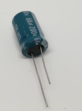 68UF 200V Elektrolitik Kondansatör 105C 16X26 RM:7.5
