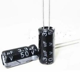 3.3uF 50V  Elektrolitik Kondansatör 4X7 105C RM:5