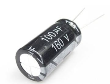 100UF 160V Elektrolitik Kondansatör 85C 12X26