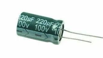 220UF 100V 16X26 TEL ELEKTROLİTİK KONDANSATÖR