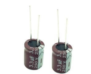 3.3uF 250V Elektrolitik Kondansatör 6.3X12