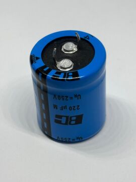 220UF 250V 25X30 85C SNAP ELEKTROLİTİK KONDANSATÖR