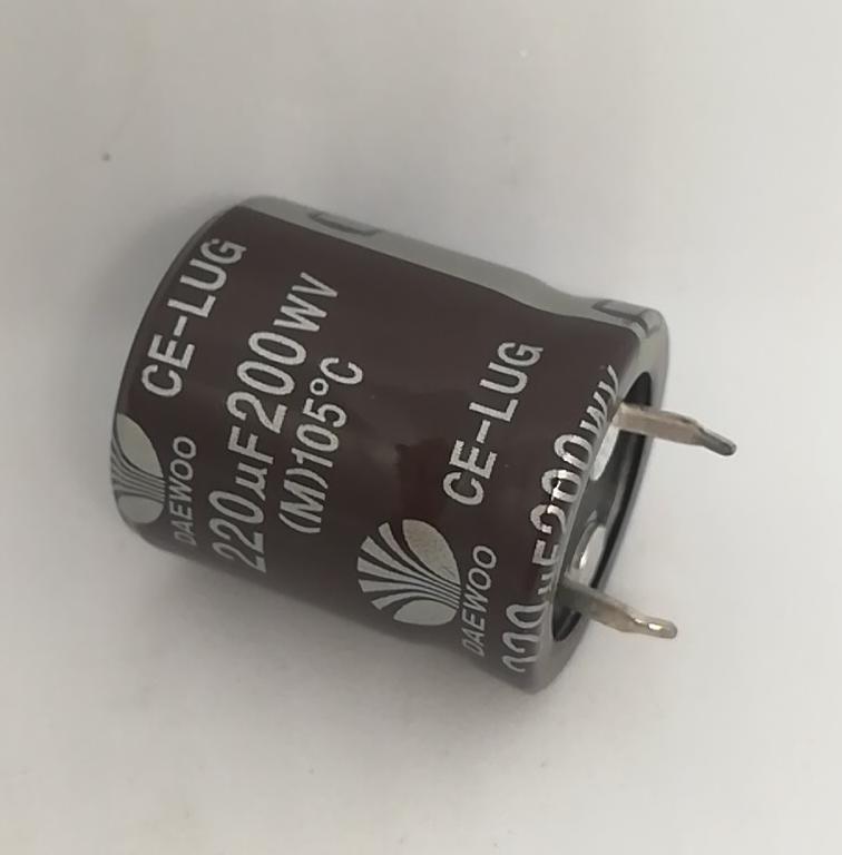 220UF 200V Elektrolitik Kondansatör 105C 22X25 Elektrolitik Kondansatör