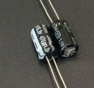 470UF 6.3V Elektrolitik Kondansatör 105C ŞERİT 6X11