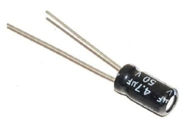 4.7uF 50V 105C 4X7  Elektrolitik Kondansatör