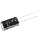 220UF 63V 10X17 105' ELEKTROLİTİK KONDANSATÖR