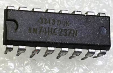 74HC237 DIP-16 Decoder Multiplexer Entegresi