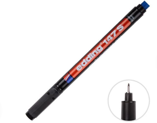 Edding 147 S Asetat Kalemi 0.3 mm Yuvarlak Uçlu - Siyah