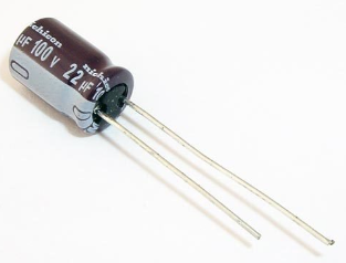 22UF 100V 8X12 R5 105C ELEKTROLİTİK KONDANSATÖR