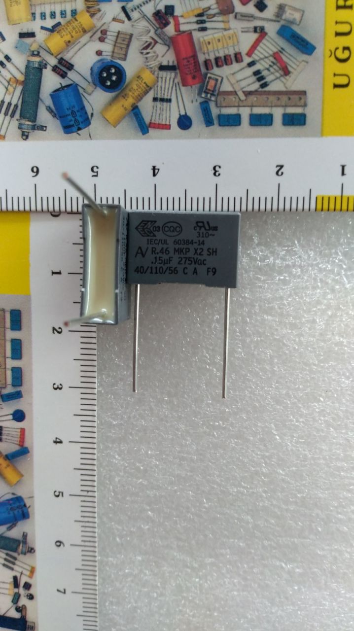 150NF 275V Polyester Kondansatör %10 RM15 X2 (R46KI3150NGM2K)