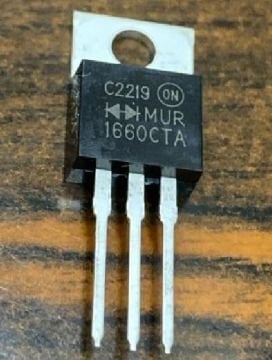 MUR1660CTA TO-220 600V 16A DİYOT