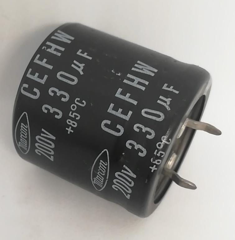 330UF 200V Snap Kondansatör 85C  30X28