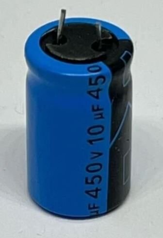 10uF 450V Elektrolitik Kondansatör 105C  Radial 13x22 RM:5